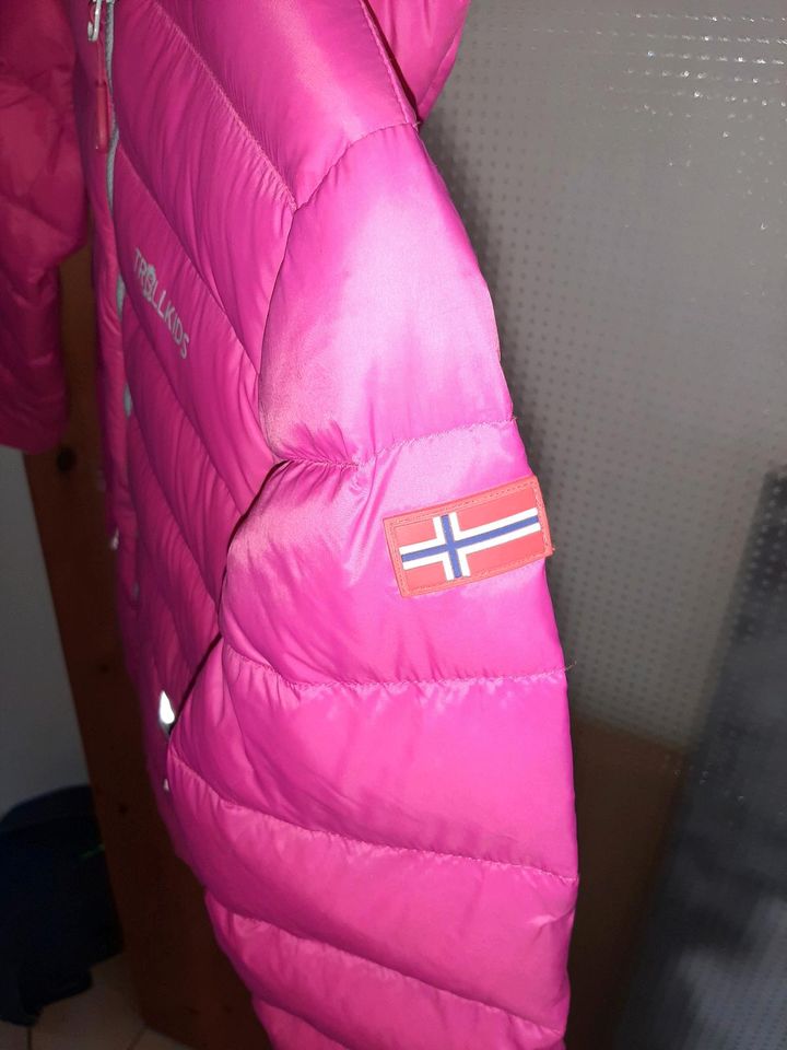 Trollkids Dovrefjell Daunenjacke pink 152 in Sinzig