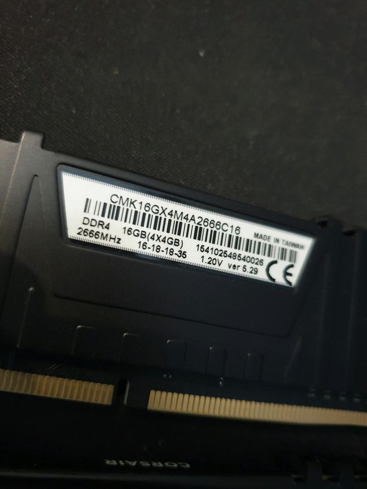 Corsair Vengeance LPX DDR4 2666Mhz 4×4GB in Grettstadt