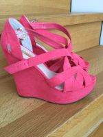 Dorothy Perkins Keilsandaletten Plateau pink Koralle 39 Bayern - Gröbenzell Vorschau