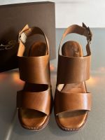 *John Grey*Luxus-Leder Pumps/Sandalette Gr.35,5 -cognac - Baden-Württemberg - Durmersheim Vorschau