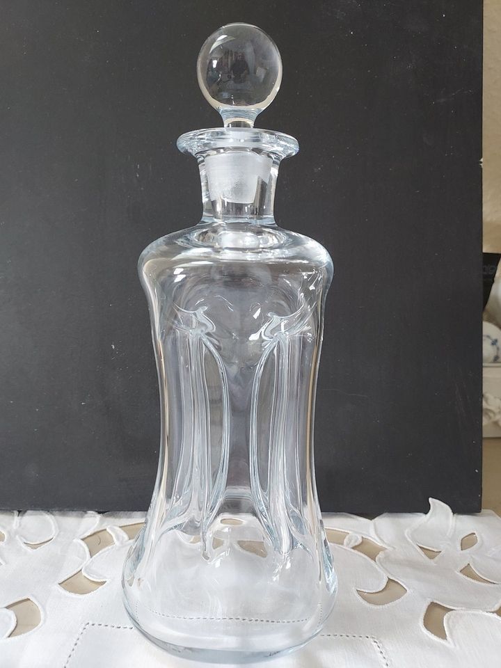 Dansk Scandi Design Kluckerflasche Glas Klukflask in Sprockhövel