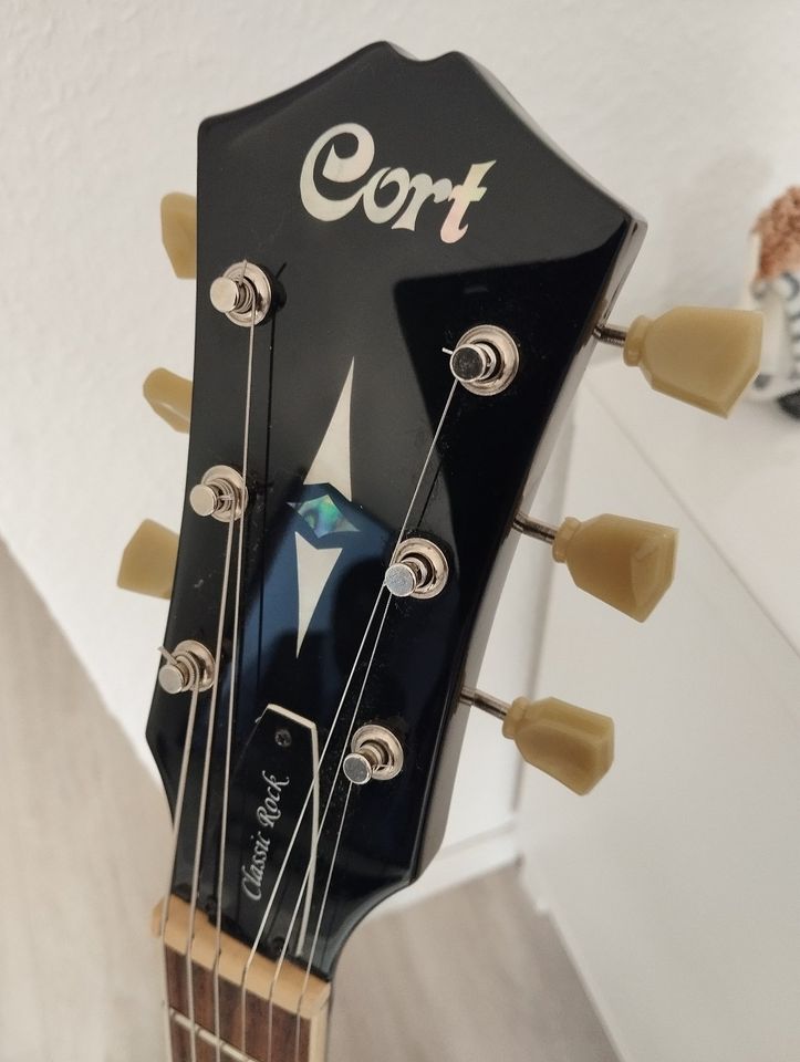 Cort CR 200 BK E-Gitarre Single Cut Les Paul Typ in Quickborn