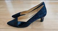 NEU Zauberhafte Pumps GABOR | Rauleder+Lack | dunkelblau | 2 1/2 Berlin - Köpenick Vorschau