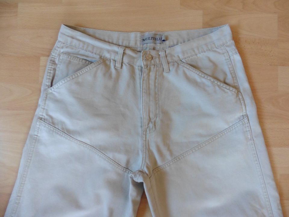 3/4 Damen Jeans Gr. M beige in Sande