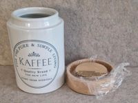 Kaffeedose Keramik Weiß mit Holzdeckel Aufbewahrungsbox NEU Bayern - Straubing Vorschau