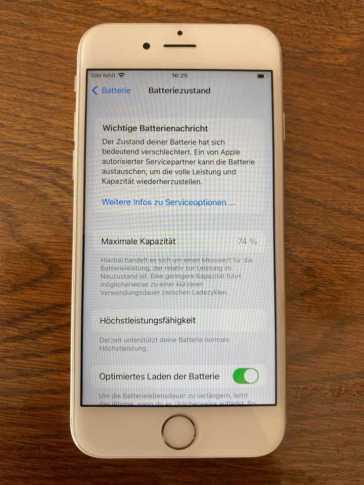 Apple iPhone 6S 32 GB Silber in Stockach
