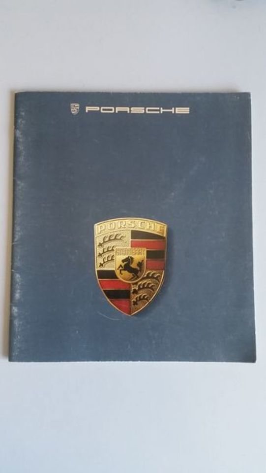 PORSCHE Prospekt Programm 1984 in Weikersheim