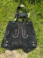 Kinderlederhose Lederhose Gr 116 Schwarz Bayern - Mering Vorschau