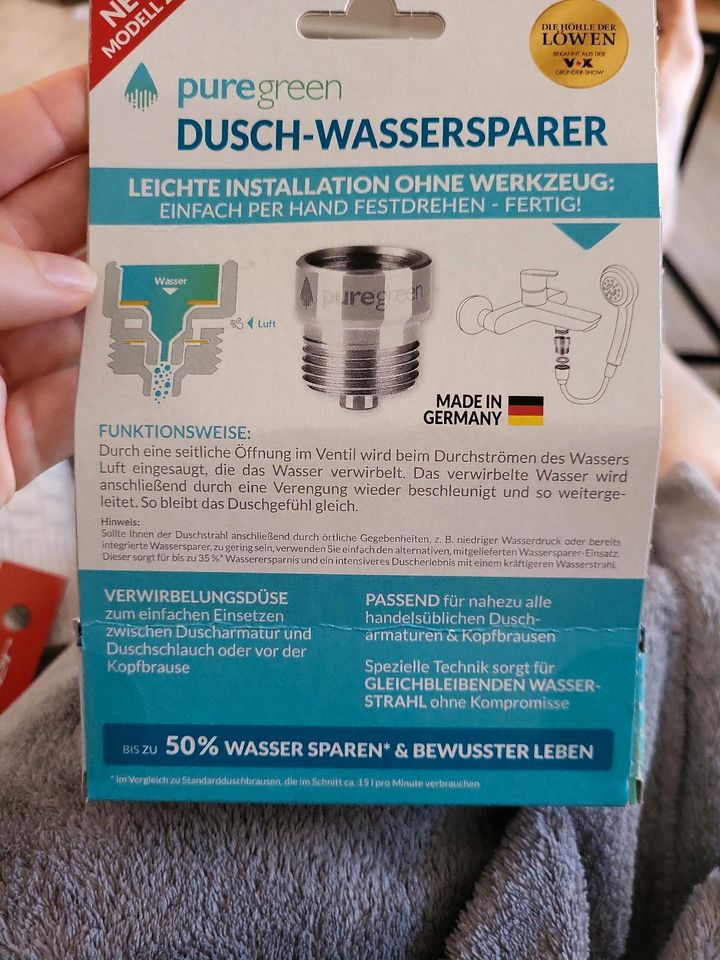 Puregreen  wassersparer dusche in Leipzig