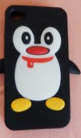 Silikon Schutzhülle für iPhone 4 Cover Pinguin schwarz Rheinland-Pfalz - Lingenfeld Vorschau