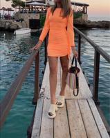Zara Kleid XS 34 orange rosa Sommer Frauen Berlin - Steglitz Vorschau