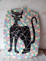 Wandbild-Mosaikbild-Bild-"Katze" Brandenburg - Fredersdorf-Vogelsdorf Vorschau