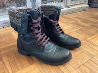 Stilvolle Stiefel Gr. 39 Nae Maya, Schnürstiefel, vegan, Festival Niedersachsen - Vechelde Vorschau