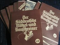 DER SÜDDEUTSCHE BAU-u. MÖBELSCHREINER - 53 Hefte 1937/38 Bayern - Bernau am Chiemsee Vorschau