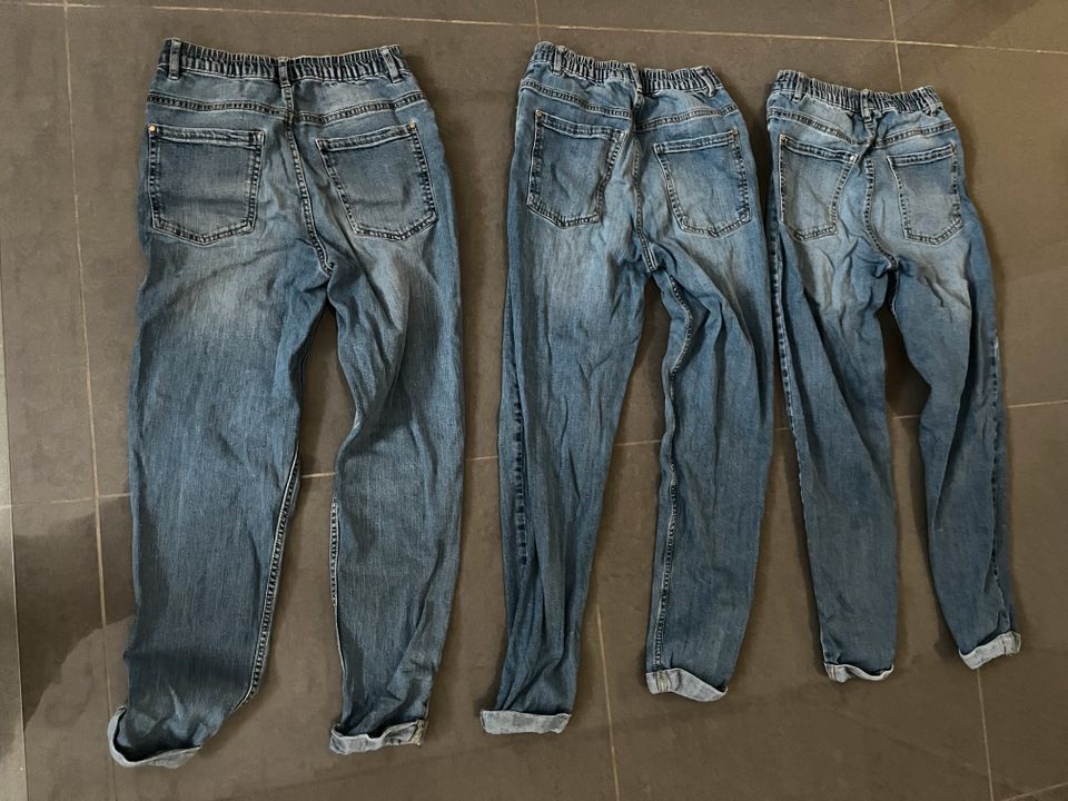 Paket 3 Jeans, blau Gr. 158 in Neulußheim