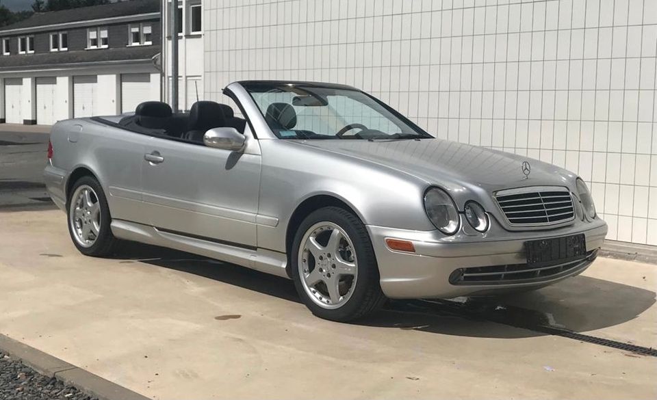 Mercedes-Benz CLK 55 AMG Cabrio A208 selten, 95% Erstlack in Hamm (Sieg)