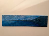 Kunst Bild in Acryl 200 x 50 x 3,8cm Interpretation „Swordfish“ Sachsen-Anhalt - Halle Vorschau