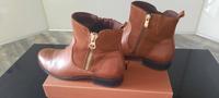 Damen Schuhe Stiefel Stiefeletten Leder Gr.38 Bayern - Gessertshausen Vorschau