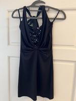 Cocktail-Kleid Neckholder Gr. S schwarz mit Glitzer Ausschnitt Rheinland-Pfalz - Bennhausen Vorschau