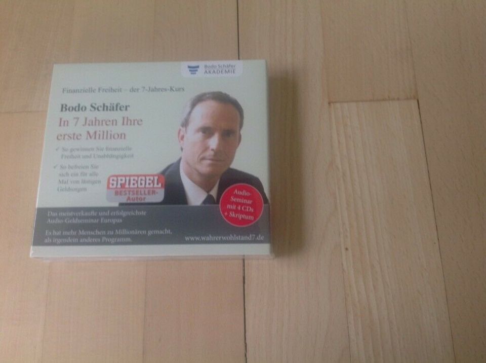 Bodo Schäfer Finanzielle Freiheit Audio-Seminar mit 4 CDs + Skrip in Vöhringen