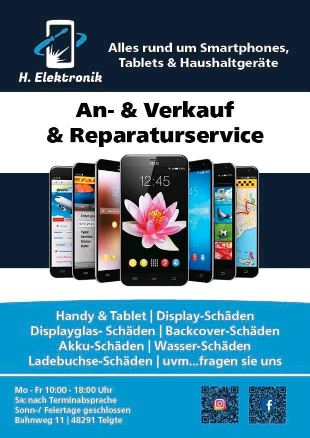 Samsung  - IPhone  - Huawei  - LG  - Nokia - Handy reparatur in Telgte