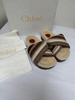 Chloe wavy slides / Schlappen Pantolette gefuttert Plüsch Gr. 38 Bayern - Ottenhofen Vorschau