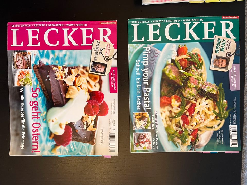 9 Zeitschriften Lecker Kochzeitschrift Kochen Rezepte Inspiration in Düsseldorf