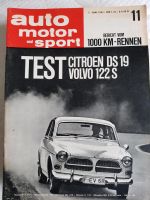 Auto Motor und Sport Ausgabe 11/1963 Wandsbek - Hamburg Bergstedt Vorschau