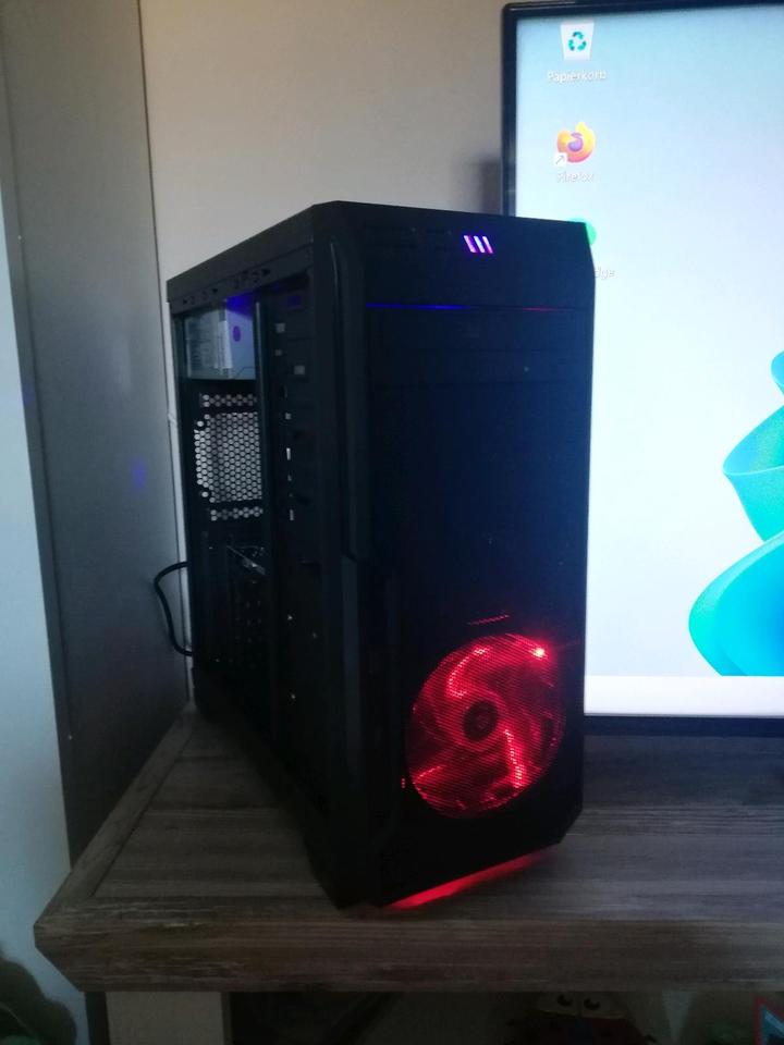 Entery Gaming PC, Ryzen 4100, GTX 1650, Win 11Pro, 500er SSD, 8GB in Neundorf 