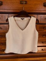 Schönes Leinen - Top beige seitl. Reißverschluss 'Jake's' (P&C) Hessen - Bad Homburg Vorschau