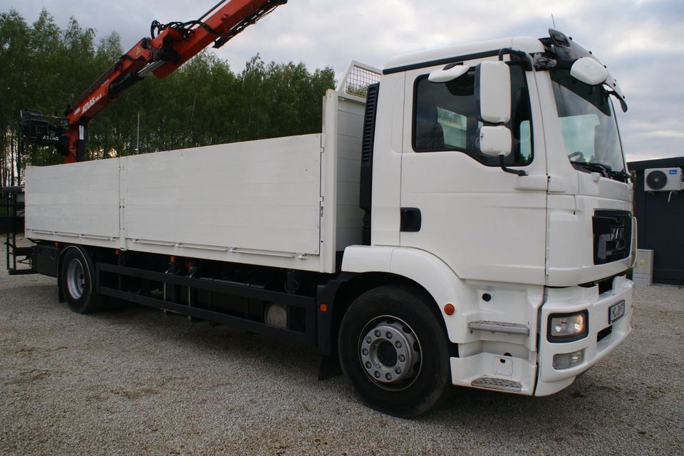 MAN TGM 18.290  Kran Atlas 145.2 in Rostock