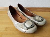 Goldene Leder Ballerinas von Gabor in Größe 38 (UK 5) Bayern - Wasserburg am Inn Vorschau