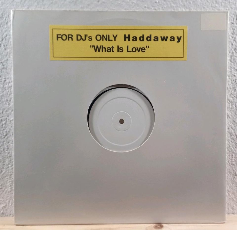 Haddaway - What is Love 12" Vinyl Promo 1992 in Löbau