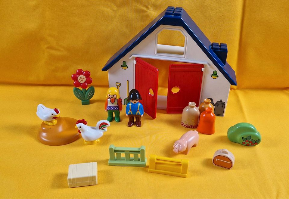 Playmobil 123 Bauernhof mit viel Zubehör in Winkelhaid