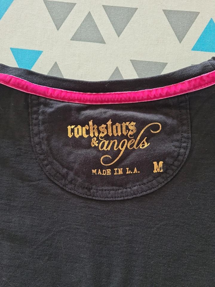 Original Rockstar & Angel T-Shirt M gold Flügel in Denkendorf