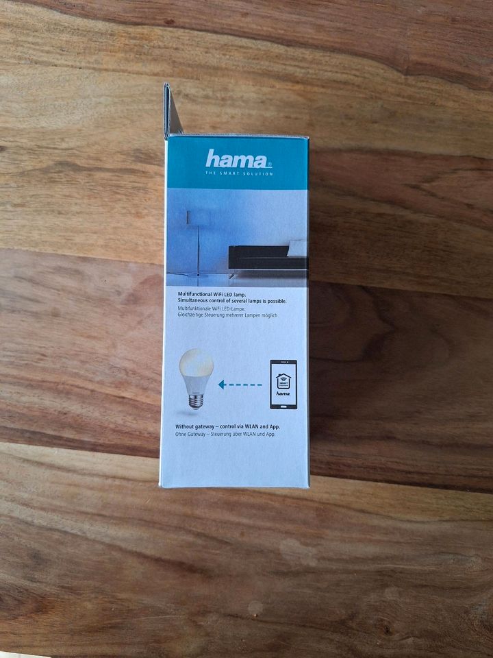 HAMA LED Glühbirne E27 Lampe Smart WLAN appgesteuert Leuchtmittel in Süßen