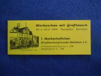 Markenheftchen Ebeleben, Werbeschau 1996, Auflage 250 Stück Bayern - Markt Erlbach Vorschau