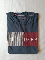 Tommy Hilfiger T-Shirt Blau Brustdruck Organic Cotton L Thüringen - Rhönblick Vorschau