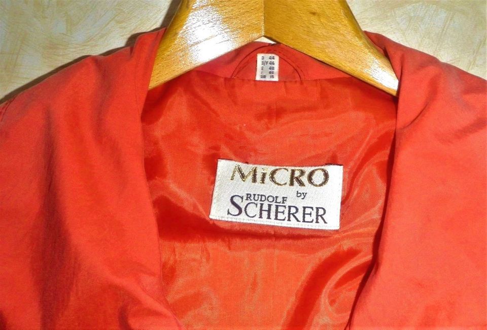 MICRO by RUDOLF SCHERER Übergangsjacke Parka orange Gr. 44 in Königs Wusterhausen