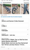 E-Bike 1x Herren, 1x Damen Saarland - Neunkirchen Vorschau