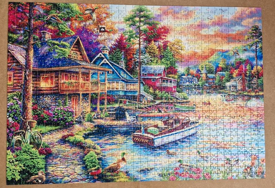 Grafika ART Collection Puzzle, 1000 Teile, "Freedom at the Lake" in Falkensee