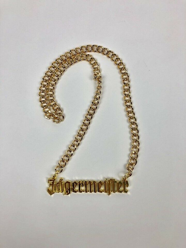 Jägermeister Goldkette aus Metall Neu OVP Halskette Kette Party F in  Baden-Württemberg - Niefern-Öschelbronn | eBay Kleinanzeigen ist jetzt  Kleinanzeigen