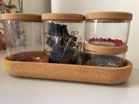 Aufbewahrung aus Glas mit Kork Deckel - 9 Teile für Küche, Wohnen Bayern - Kempten Vorschau