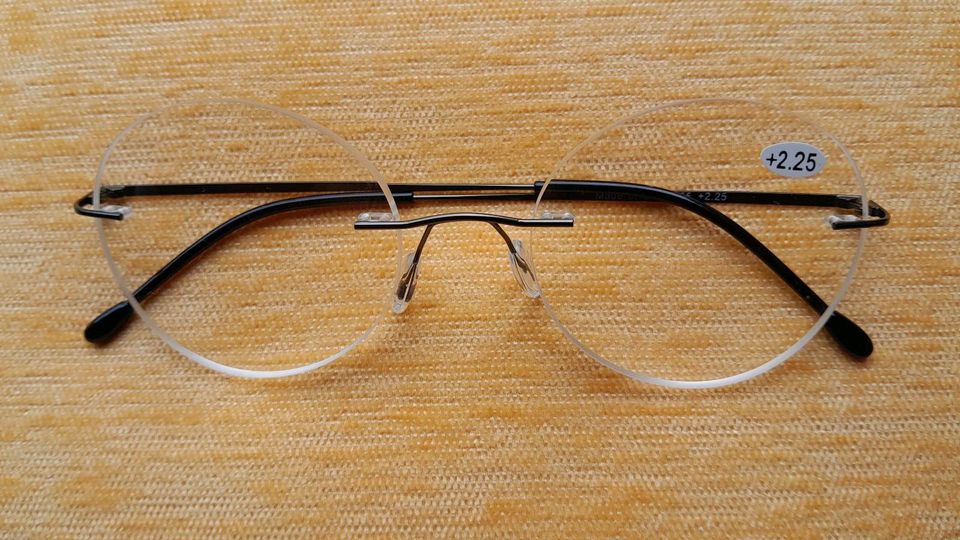 Eyekepper Brille • Rahmenlos rund • +2,25 in Eberswalde