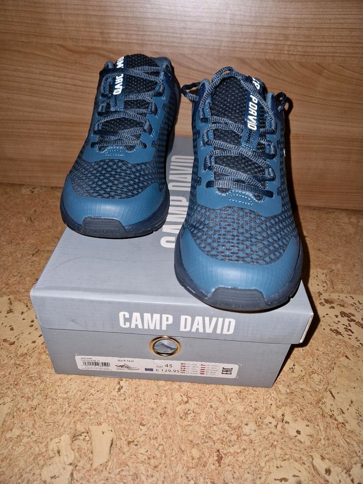 Camp David Power Sneaker dark teal in Gr. 45 in Oberuckersee