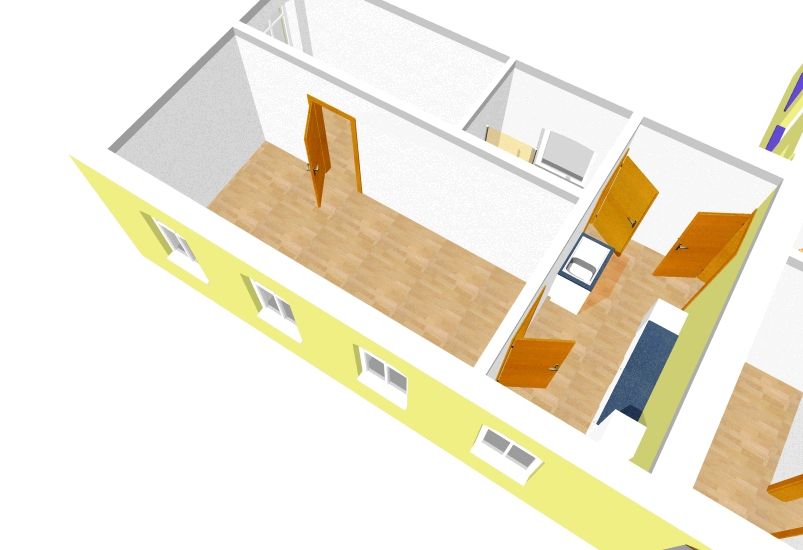 Zentral gelegene 1,5 Zimmerwohnung mit Einbauküche (565.305) in Bad Schmiedeberg