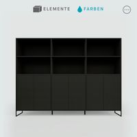 MYCS Aktenschrank Aktenregal Regal GRYD schwarz 226 x 35 x 168 cm Nürnberg (Mittelfr) - Röthenbach b Schweinau Vorschau