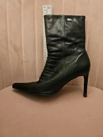 Leder Stefelette Buffalo London Stiletto spitz schwarz Gr 39 Duisburg - Neumühl Vorschau