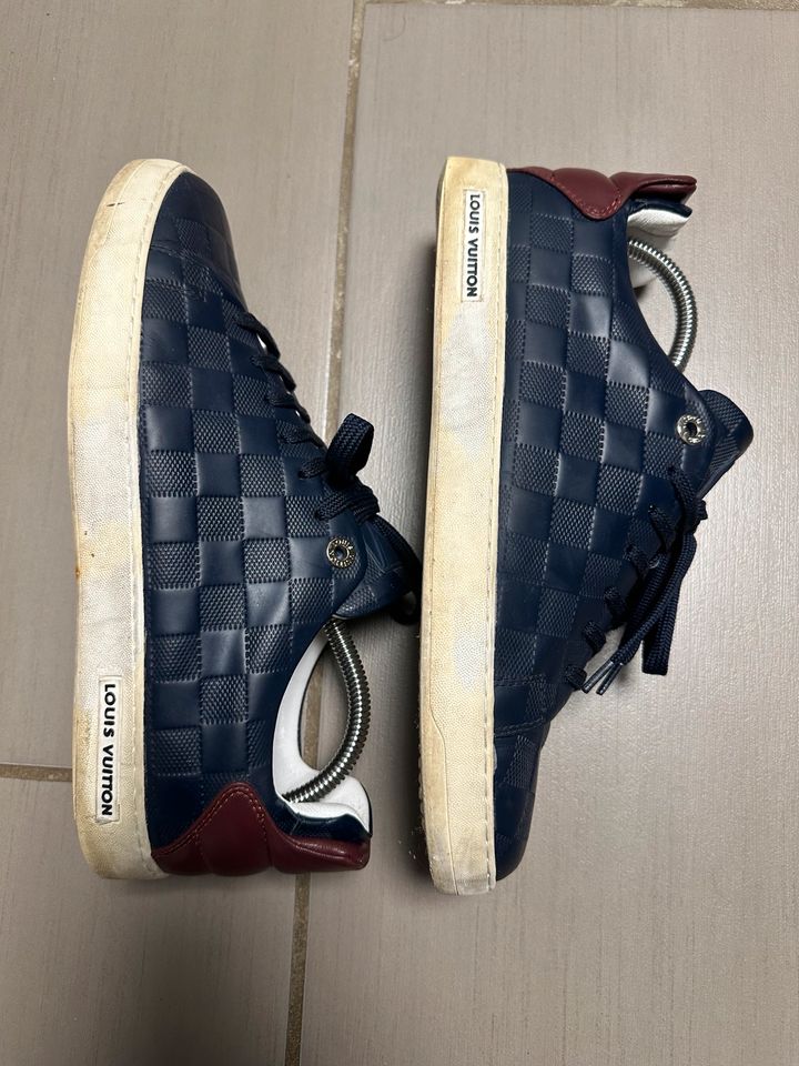 Louis Vuitton Herren Schuhe Sneaker in Blau Größe 43 in Neuss