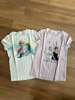 H&M Frozen Elsa Anna T-Shirt Set 134 140 weiß rosa Bayern - Regenstauf Vorschau